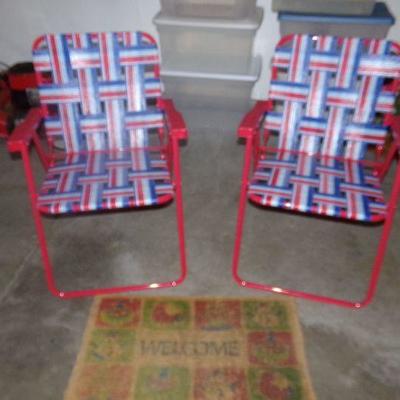LOT 58  LAWN CHAIRS