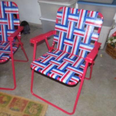 LOT 58  LAWN CHAIRS