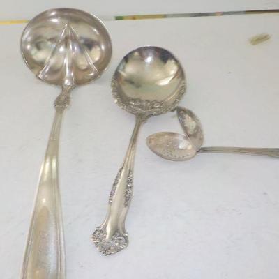 " Silver plated Cooking utensils cool and rare designs.