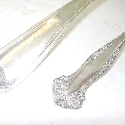 " Silver plated Cooking utensils cool and rare designs.