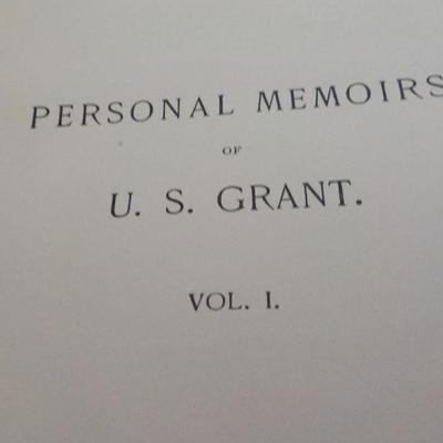 "US. Grants personal Memoirs.