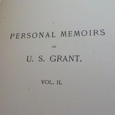 "US. Grants personal Memoirs.