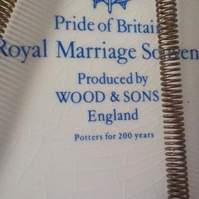 " The Marriage of H.R.H. The Prince of  Wales and Lady Diana Spencer Plate."