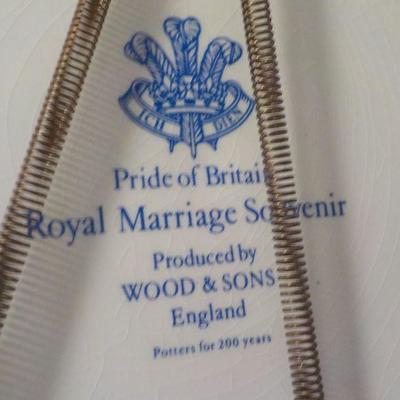 " The Marriage of H.R.H. The Prince of  Wales and Lady Diana Spencer Plate."