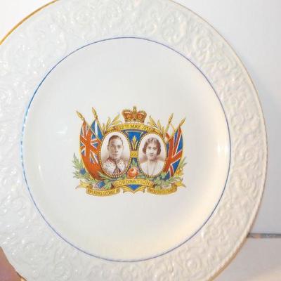 " King George & Queen Elizabeth Coronation May 12, 1937 Plate .