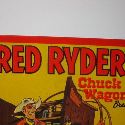 Lot 159 - Red Ryder "Chuck Wagon Bread" Tin Sign