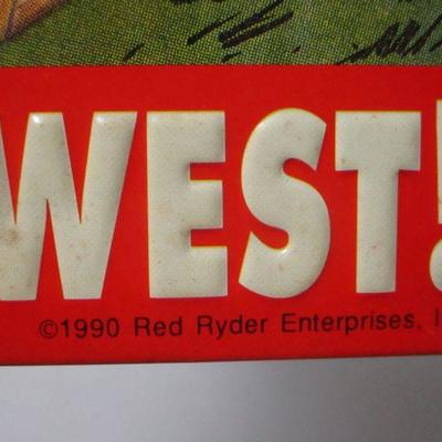 Lot 159 - Red Ryder "Chuck Wagon Bread" Tin Sign