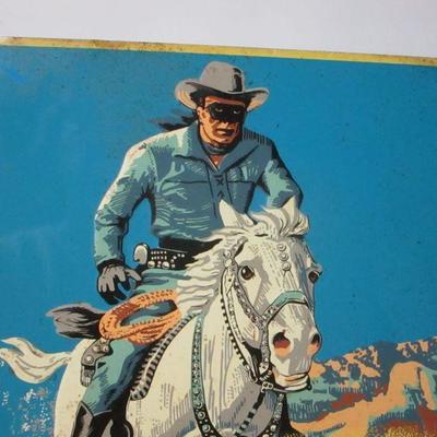 Lot 163 - Lone Ranger "Merita" Bread Tin SIgn