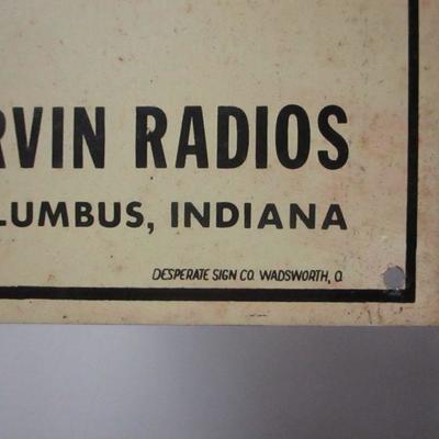 Lot 164 - Hopalong Cassidy Radio Tin Sign