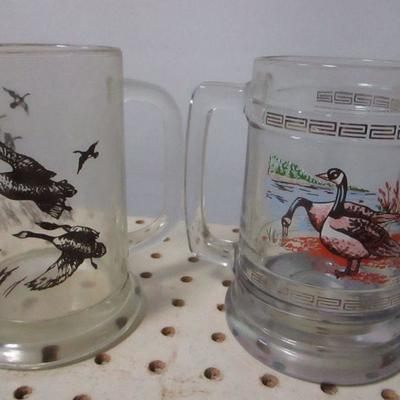 Lot 166 - Wildlife Bird Beer Mugs 