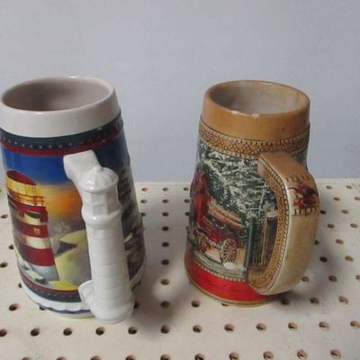 Lot 169 - Budweiser Beer Steins