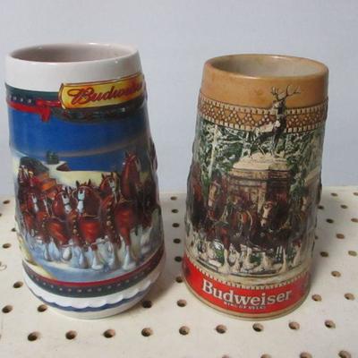 Lot 169 - Budweiser Beer Steins