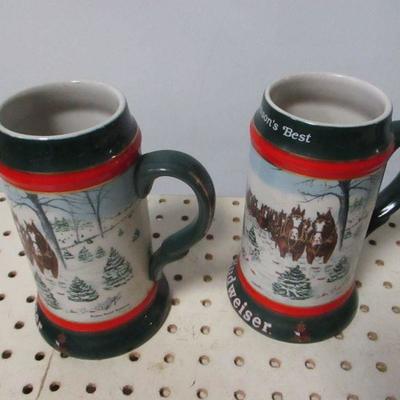 Lot 169 - Budweiser Beer Steins
