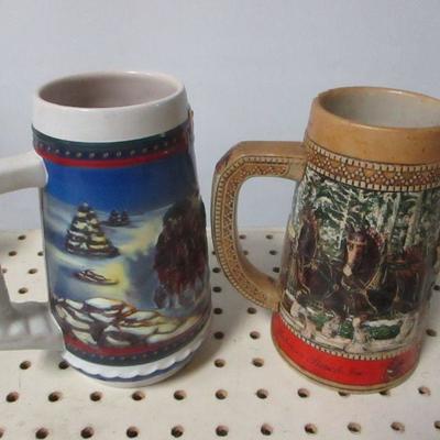 Lot 169 - Budweiser Beer Steins