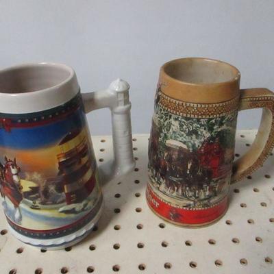 Lot 169 - Budweiser Beer Steins