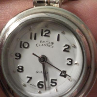 " Red Hat Ladies Pin and Watch"