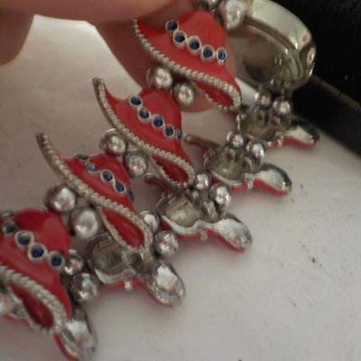 " Red Hat Ladies Pin and Watch"