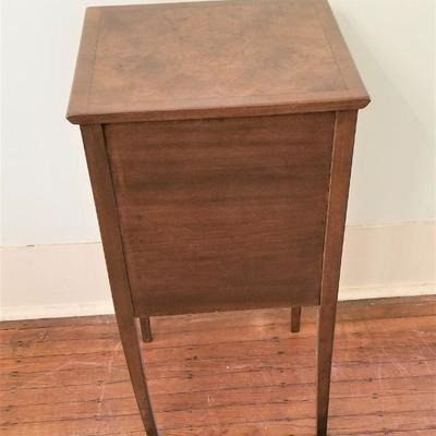 Lot #235  Antique Bedside Commode for Chamber Pot - English - Early 20th Century