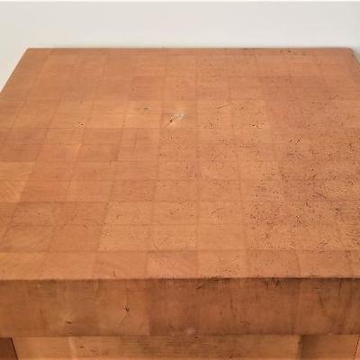 Lot #238  Butcher Block Kitchen table with drawer - SOLID