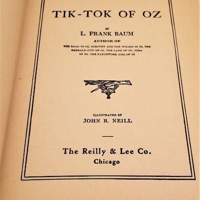   Lot # 241  Tik-Tok of OZ - 1914 Edition with Dustjacket
