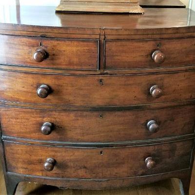 Lot #249  Antique Chest of Drawers - 19th century