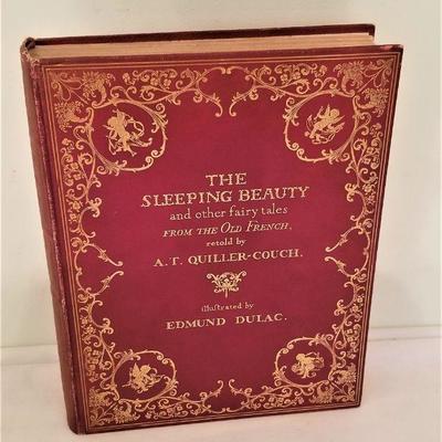 Lot #251  Very Scarce Antique Fairy Tale book - The Sleeping Beauty - 1st British edition 1910 - color plates