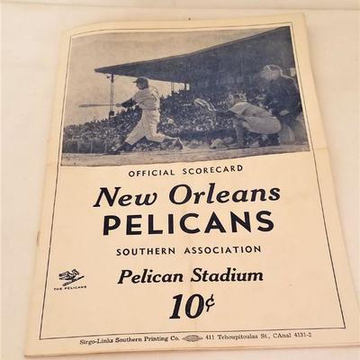Lot #252  New Orleans Pelicans program from Pelican Stadium 
