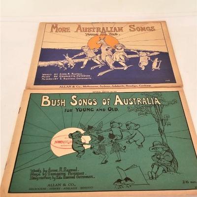 Lot #259  Two Rare Children's songbooks - Bush Songs of Australia and More Australian Songs 