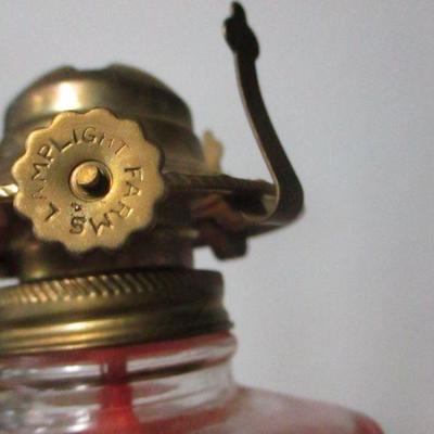 Lot 185 - Hurricane Lamps