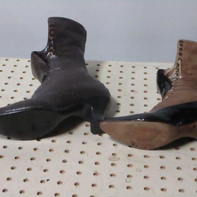 Lot 187 - Ceramic Vintage Style Boots 