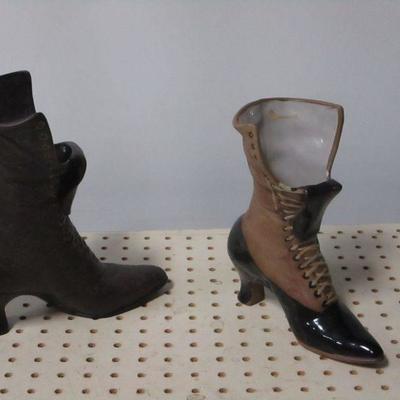 Lot 187 - Ceramic Vintage Style Boots 