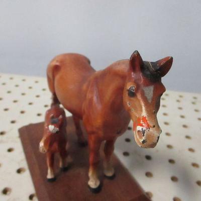 Lot 203 - Cast Iron Horses 