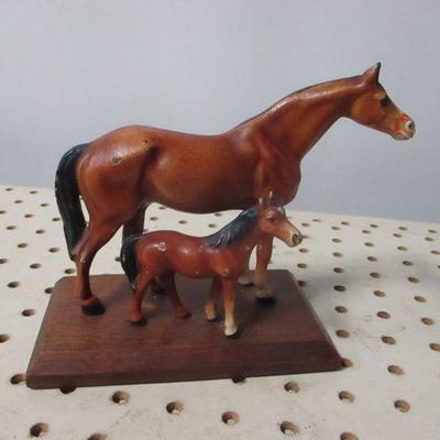 Lot 203 - Cast Iron Horses 
