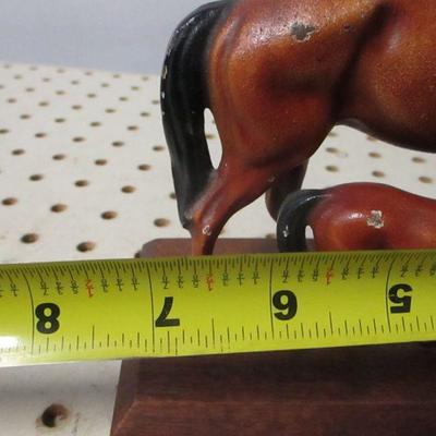 Lot 203 - Cast Iron Horses 