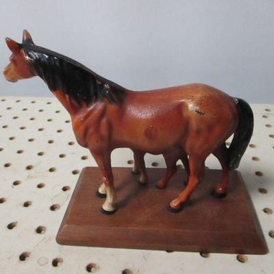 Lot 203 - Cast Iron Horses 