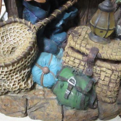 Lot 204 - Fishing Home Decor - Clock - Picture Frames 
