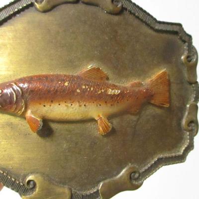 Lot 207 - Raintree Fish Belt Buckle & Fish Note Holder