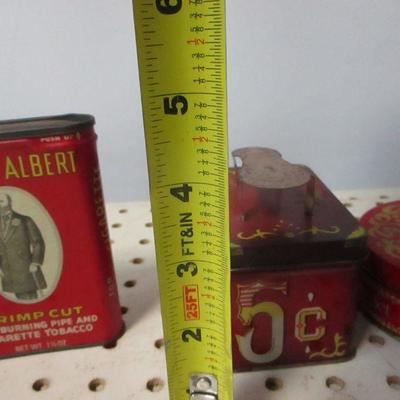 Lot 211 - Tin Collectibles - Prince Albert - Coca Cola - Shoe Shine Kit