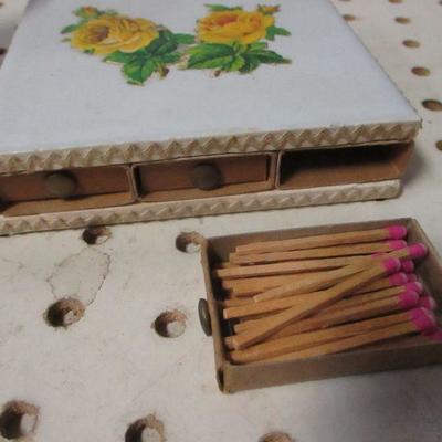 Lot 212 - Nesting Doll - Match Container & More