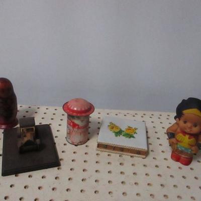 Lot 212 - Nesting Doll - Match Container & More