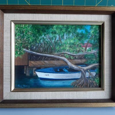 Vintage oil painting     (LOT 157)