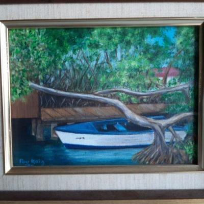 Vintage oil painting     (LOT 157)