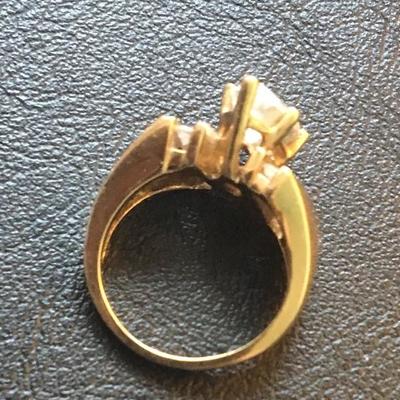 Estate Ring 4 Carat Marquis in 14k Gold