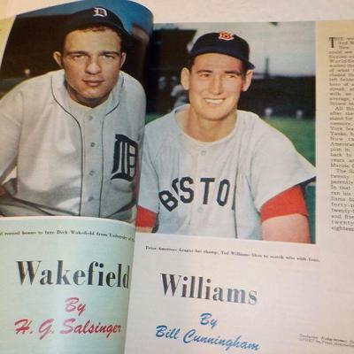 " First Issue of Sport 1946" Joe Dimaggio and Joe Cronin son.