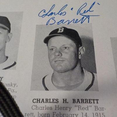 " Original 1948 World Series Braves vs Indians Program".