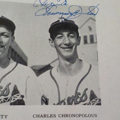 " Original 1948 World Series Braves vs Indians Program".