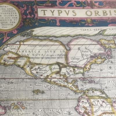 Old World Map TYPUS ORBIS TERRARUM 
