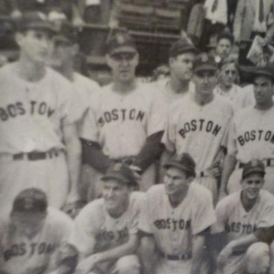 " Original 1946 World Series Program/tickets and Pro Group picture".