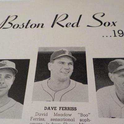 " Original 1946 World Series Program/tickets and Pro Group picture".