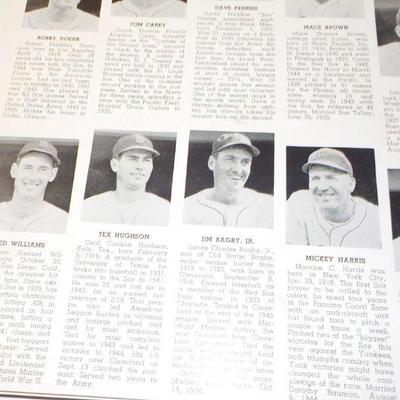 " Original 1946 World Series Program/tickets and Pro Group picture".